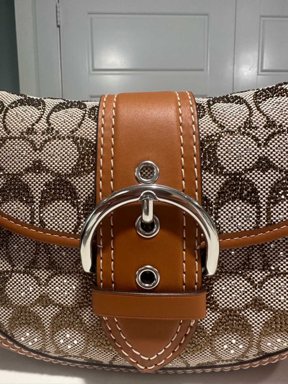 Coach Crystal Signature Jacquard Soho full size - Picture 3 of 10